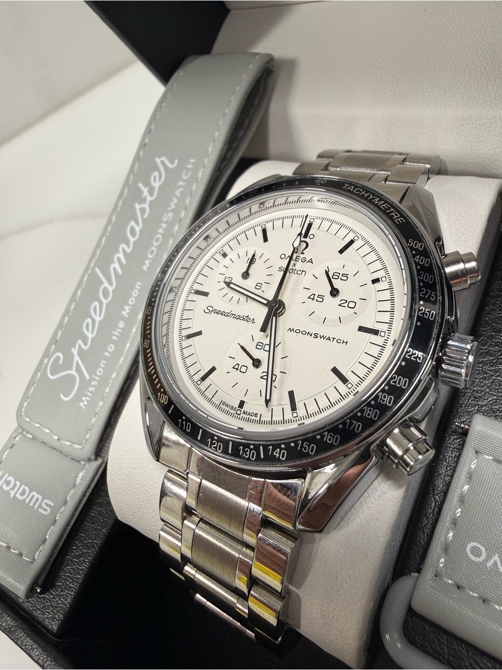 MoonSwatch MOD 1965 Stainess Steel Watch